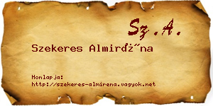 Szekeres Almiréna névjegykártya